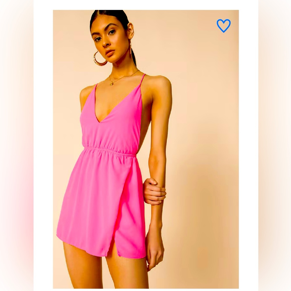 Super Down Tammie Wrap Mini Dress NWT